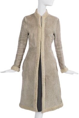 Lot 139 - An Alexander McQueen shearling coat, 'Eshu' collection, Autumn-Winter 2000-01