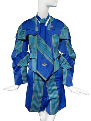 Lot 329 - A good Vivienne Westwood armour ensemble, 'Time Machine' collection, Autumn-Winter 1988-89