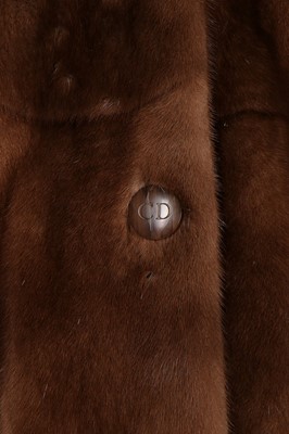 Lot 75 - A Dior brown mink jacket, 1990s, Boutique...