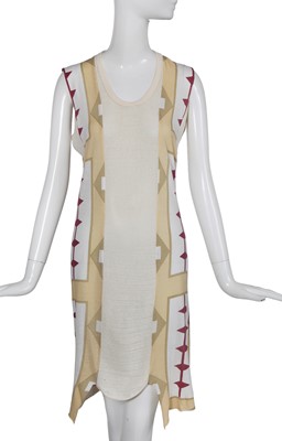 Lot 352 - A Westwood/McLaren 'Navajo' print tunic dress, 'Savage' collection, Spring-Summer 1982