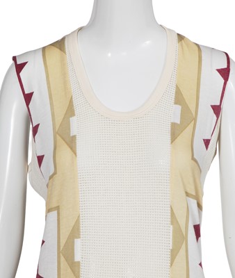 Lot 352 - A Westwood/McLaren 'Navajo' print tunic dress, 'Savage' collection, Spring-Summer 1982