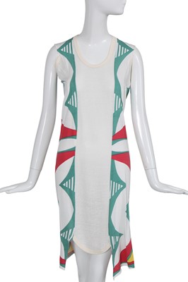Lot 351 - A Westwood/McLaren 'Navajo' print tunic dress, 'Savage' collection, Spring-Summer 1982