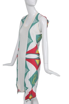 Lot 351 - A Westwood/McLaren 'Navajo' print tunic dress, 'Savage' collection, Spring-Summer 1982