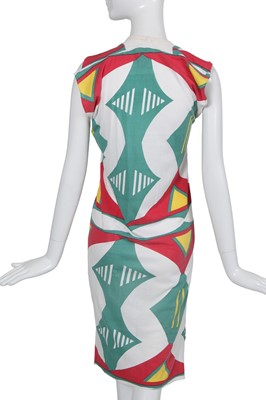 Lot 351 - A Westwood/McLaren 'Navajo' print tunic dress, 'Savage' collection, Spring-Summer 1982