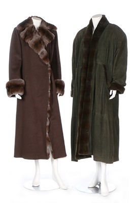 Lot 210 - A Liska brown mink coat, 1990s, labelled,...