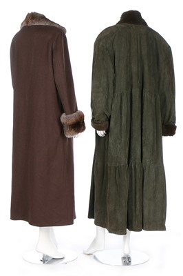 Lot 210 - A Liska brown mink coat, 1990s, labelled,...