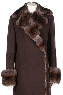 Lot 210 - A Liska brown mink coat, 1990s, labelled,...