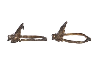 Lot 79 - A pair of Madame Grès by Robert Goossens silver-tone bracelets, circa 1960