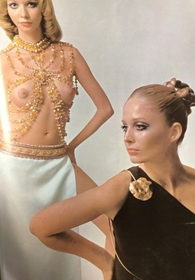 Lot 74 - A Madame Grès by Robert Goossens bronze choker necklace, 1969