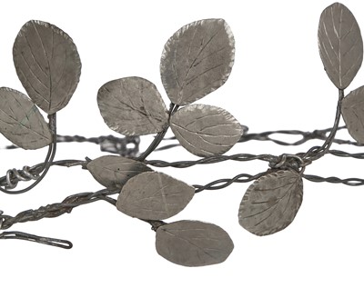 Lot 80 - A Madame Grès by Robert Goossens metal wreath belt, circa 1960