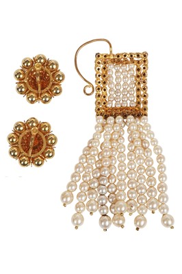 Lot 84 - A group of Madame Grès earrings, 1970s-80s