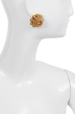 Lot 84 - A group of Madame Grès earrings, 1970s-80s