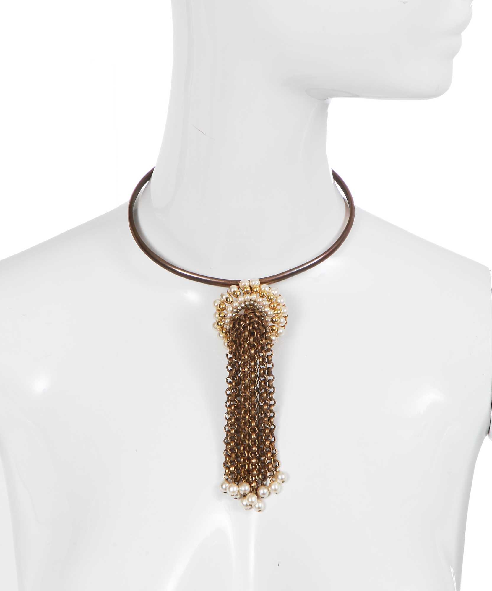 Lot 85 - A Madame Grès choker necklace, 1970s