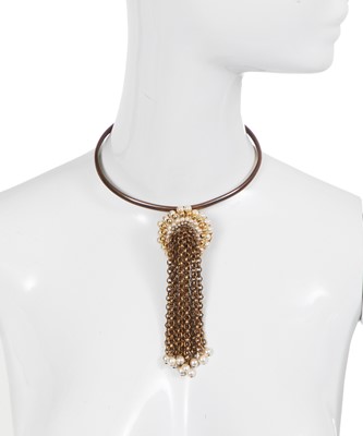 Lot 85 - A Madame Grès choker necklace, 1970s