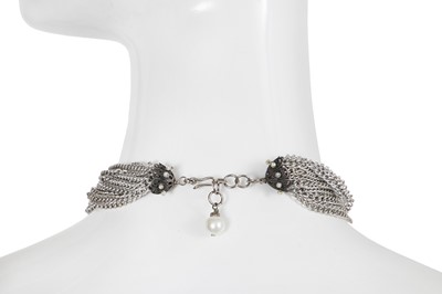 Lot 88 - A Madame Grès rhinestone choker necklace, 1970s-80s