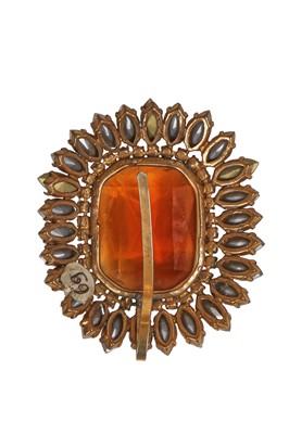 Lot 87 - A Madame Grès demi parure, probably 1970s