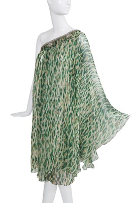 Lot 149 - A Christian Dior by John Galliano printed chiffon cocktail dress, Cruise 2008