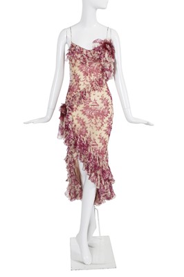 Lot 167 - A John Galliano toile de jouy cocktail dress, commercial collection 2003