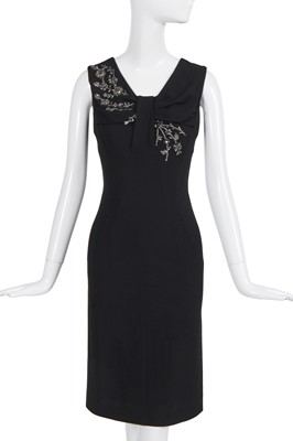 Lot 150 - A Christian Dior by John Galliano embellished black cocktail dress, commercial collection 2008