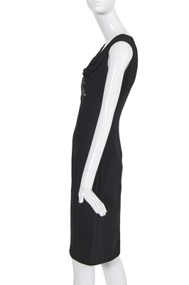 Lot 150 - A Christian Dior by John Galliano embellished black cocktail dress, commercial collection 2008