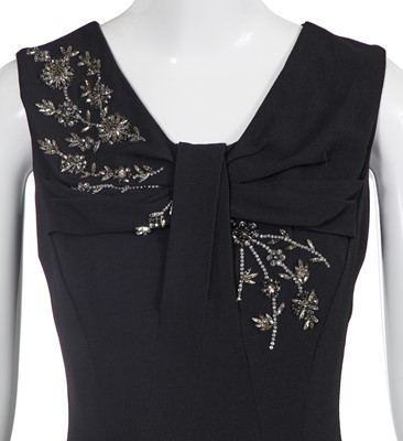 Lot 150 - A Christian Dior by John Galliano embellished black cocktail dress, commercial collection 2008