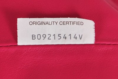 Lot 97 - A Bottega Veneta pink crocodile 'Pouch' clutch, 2019