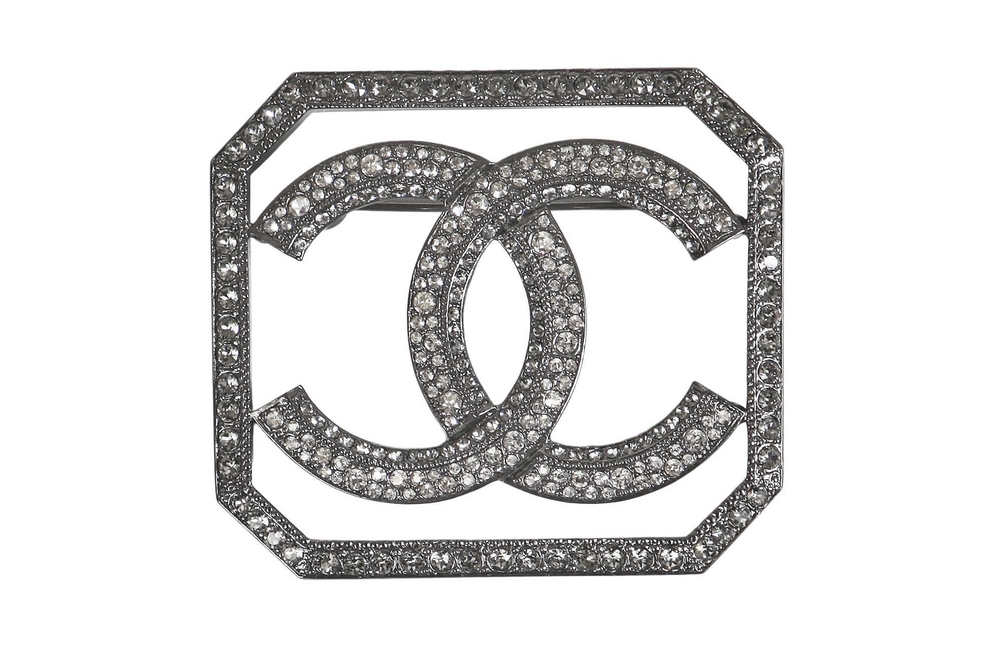 Lot 10 - A Chanel by Karl Lagerfeld rhinestone brooch, Autumn-Winter 2017-18