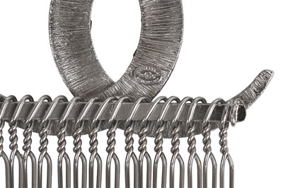 Lot 13 - A Chanel by Karl Lagerfeld rhinestone hair comb, 2016
