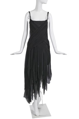 Lot 137 - An Alexander McQueen black chiffon 'Shipwreck' dress, 'Irere' collection, Spring-Summer 2003