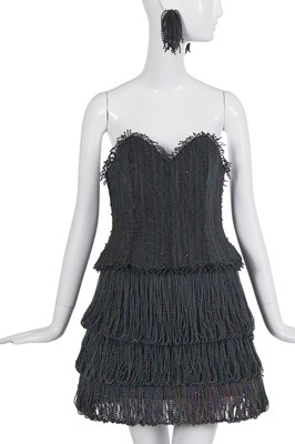Lot 403 - A Paco Rabanne haute couture beaded ensemble, Spring-Summer 1988
