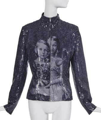 Lot 246 - An Alexander McQueen sequined 'Drei Mädchen' jacket, 'Joan' collection, Autumn-Winter 1998-99