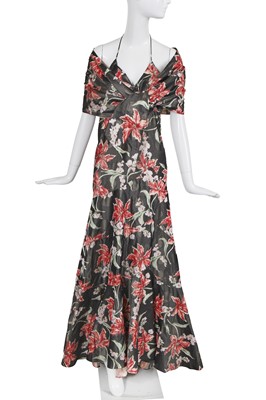 Lot 171 - A Christian Dior by John Galliano chiné taffeta evening gown, commercial collection 2000