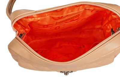 Lot 23 - A Chanel Cambon beige calfskin camera bag, 2005-06