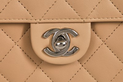 Lot 23 - A Chanel Cambon beige calfskin camera bag, 2005-06