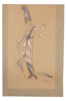 Lot 455 - A Cecil Beaton costume design sketch for 'My Fair Lady', 1964