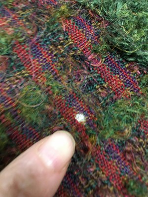 Lot 56 - A Chanel haute couture by Philippe Guibourgé green and red tweed suit, Autumn-Winter 1978-79