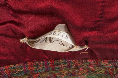 Lot 56 - A Chanel haute couture by Philippe Guibourgé green and red tweed suit, Autumn-Winter 1978-79