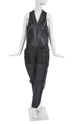 Lot 362 - A Westwood/McLaren SEX leather and wool bondage ensemble. circa 1975