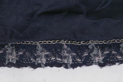 Lot 19 - A Chanel by Karl Lagerfeld blue tweed jacket, 'Paris-Dallas' collection, Métiers d'Art, Pre-Fall 2014