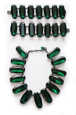 Lot 300 - An Yves Saint Laurent necklace with two...