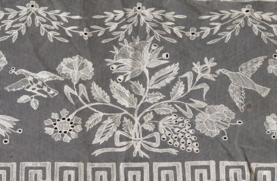 Lot 533 - A general group of lace, late 19th century,...