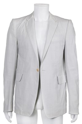 Lot 40 - A Carol Christian Poell men's garment-dyed white cotton blazer, '00 Off Scene' collection, Spring-Summer 2008