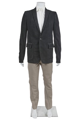 Lot 32 - A Carol Christian Poell men's cotton ensemble, 'Self-Same' collection, 2009