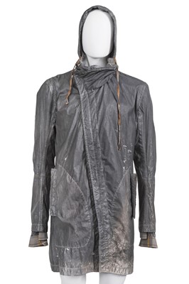 Lot 35 - A Carol Christian Poell men's garment-dyed grey-green polyamide parka, special order 2009