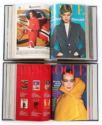 Lot 71 - British Vogue, Jan 1980-Sept 1993, a complete...