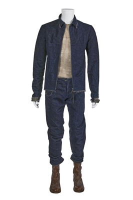 Lot 94 - An m.a+ by Maurizio Amadei men's indigo selvedge denim suit, 2000s-2010s