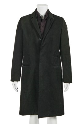 Lot 92 - A Carpe Diem men's black cotton coat, Autumn-Winter 2002-03