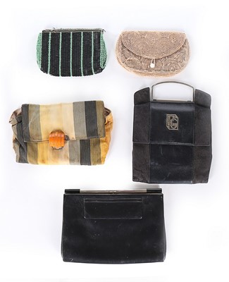 Lot 14 - A group of handbags and gloves, mainly 1930s,...