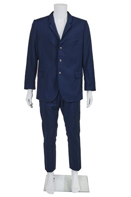 Lot 116 - Lee McQueen's Alexander McQueen blue wool suit, Spring-Summer 2009