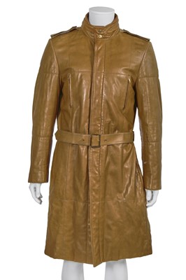 Lot 115 - Lee McQueen's Gucci by Tom Ford tan calfskin coat, Autumn-Winter 2000-01